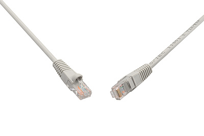 Product Patch Cable CAT6 UTP PVC 0.5m Grey Snag-Proof C6-114GY-0.5MB - Solarix - Patch Cables