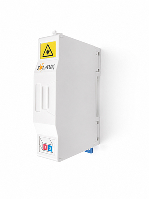 Product Fiber optical box with DIN rail mounting SXOB-SC-DIN-2 - Solarix - Fiber Management