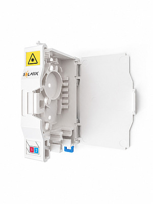 Product Fiber optical box with DIN rail mounting SXOB-SC-DIN-2 - Solarix - Fiber Management