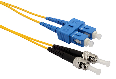Product Patch cable 9/125 SCupc/STupc SM OS 2m duplex SXPC-SC/ST-UPC-OS-2M-D - Solarix - Patch Cables
