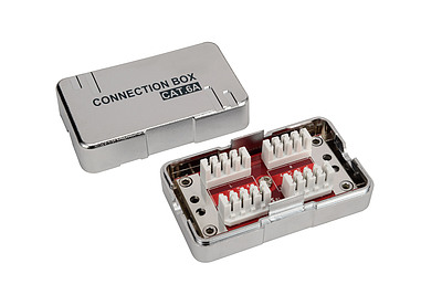 Product Connection Box CAT6A STP 8p8c LSA+/Krone KRJS45-VEB6A - Solarix - Connection Boxes
