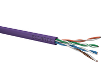 Product Installation cable Solarix CAT5E UTP LSOH  D<sub>ca</sub>-s1,d2,a1 350 MHz 1000m/reel SXKD-5E-UTP-LSOH - Solarix - Solid Cable