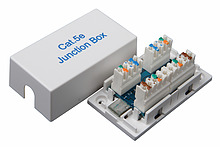 Product Connection Box CAT5E UTP 8p8c LSA+/Krone KRJ45-VEB5 - Solarix - Connection Boxes