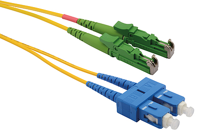 Product Patch cable 9/125 E2000apc/SCupc SM OS 5m duplex SXPC-E2000/SC-APC/UPC-OS-5M-D - Solarix - Patch Cables