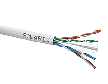 Product Installation cable Solarix CAT6 UTP PVC E<sub>ca</sub> 100m/box SXKD-6-UTP-PVC - Solarix - Solid Cable