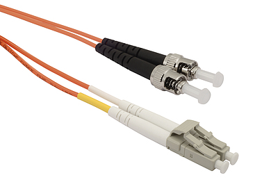 Product Patch cable Solarix 50/125 LCupc/STupc MM OM2 2m duplex SXPC-LC/ST-UPC-OM2-2M-D - Solarix - Patch Cables