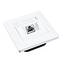 Product Solarix CAT6 STP 1x RJ45 flush-mounted outlet, white SX9-1-6-STP-WH - Solarix - Outlets