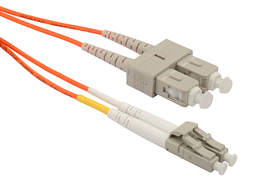 Product Patch cable Solarix 50/125 LCupc/SCupc MM OM2 5m duplex SXPC-LC/SC-UPC-OM2-5M-D - Solarix - Patch Cables