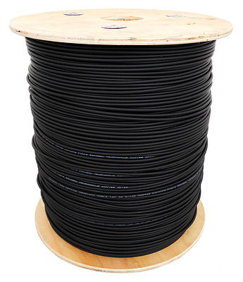 Product DROP1000 cable Solarix 16f 9/125 3.6mm LSOH E<sub>ca</sub> black SXKO-DROP-16-OS-LSOH - Solarix - Fibre Optic Cable