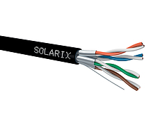 Product Installation cable Solarix CAT6A STP PE F<sub>ca</sub> 500m/reel SXKD-6A-STP-PE - Solarix - Solid Cable