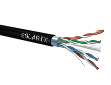 Product Installation cable Solarix CAT6 FTP PE F<sub>ca</sub> outdoor 500m/reel SXKD-6-FTP-PE - Solarix - Solid Cable