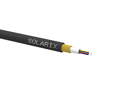 Product MINI blow-in Solarix 12f 9/125 HDPE F<sub>ca</sub> Black SXKO-MINI-12-OS-HDPE - Solarix - Fibre Optic Cable