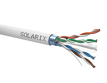 Product Installation cable Solarix CAT6 FTP PVC E<sub>ca</sub> 500m/reel SXKD-6-FTP-PVC - Solarix - Solid Cable