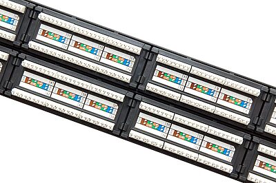 Product 19" patch panel Solarix 48x RJ45 CAT5E UTP 150 MHz Black 2U SX48-5E-UTP-BK - Solarix - Patch Panels