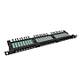 Product 19" high-density patch panel Solarix 24x RJ45 CAT5E UTP 0.5U SX24HD-5E-UTP-BK - Solarix - Patch Panels