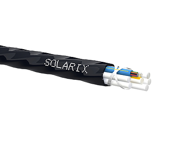 Product MICRO blow-in Solarix 12f 9/125 HDPE F<sub>ca</sub> Black SXKO-MICRO-12-OS-HDPE - Solarix - Fibre Optic Cable