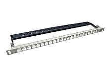 Product 19" unloaded high-density patch panel Solarix 24 ports 0.5U SX24HDM-0-STP-SL-UNI - Solarix - Patch Panels